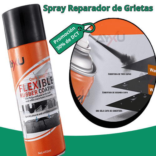 Spray Reparador de Grietas Flexible ®Board Coating Pack de 2